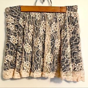 UO Pins and Needles Lace Skirt